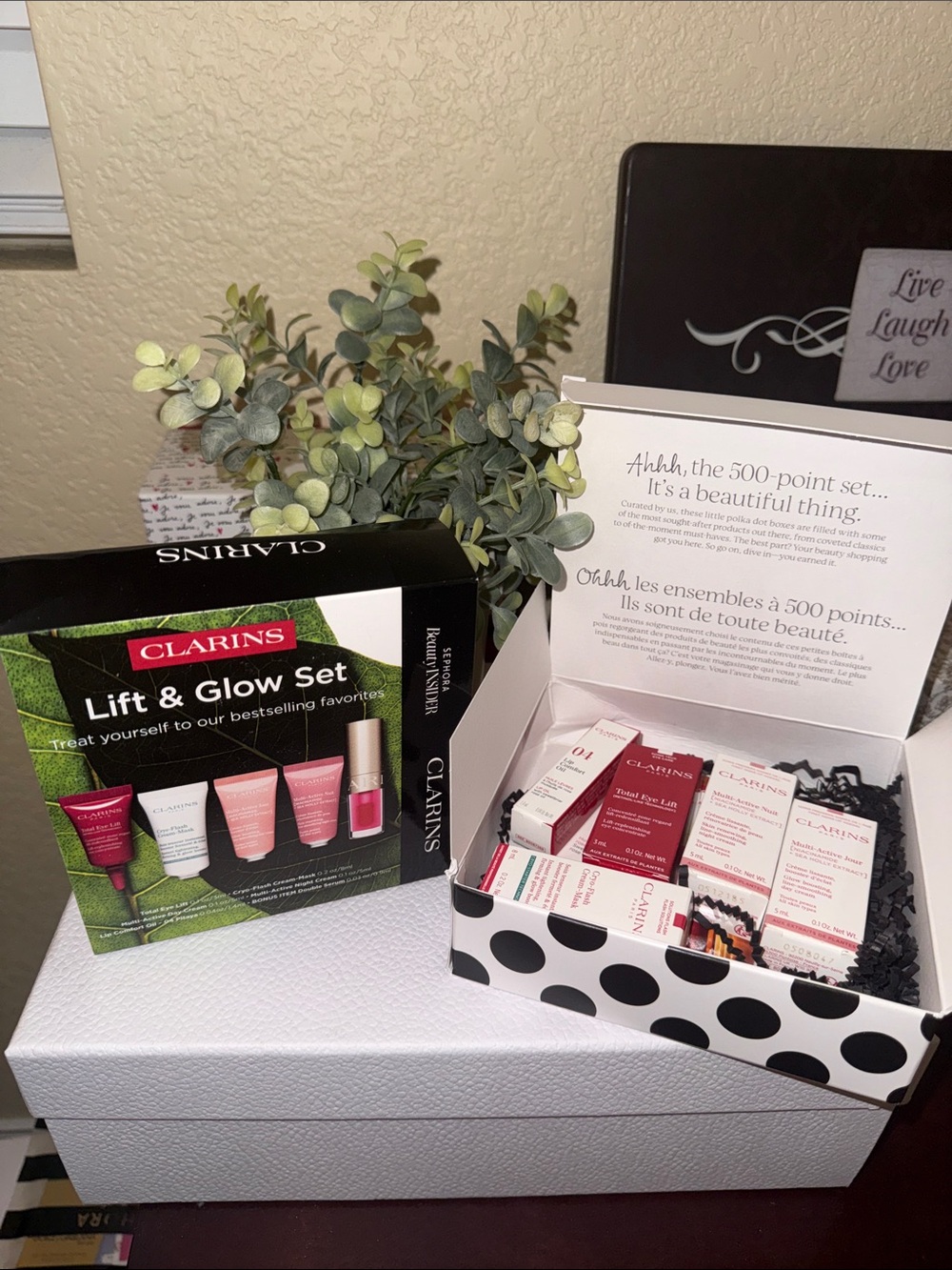 Clarins Lipstick & Skincare Set — Pink Shades